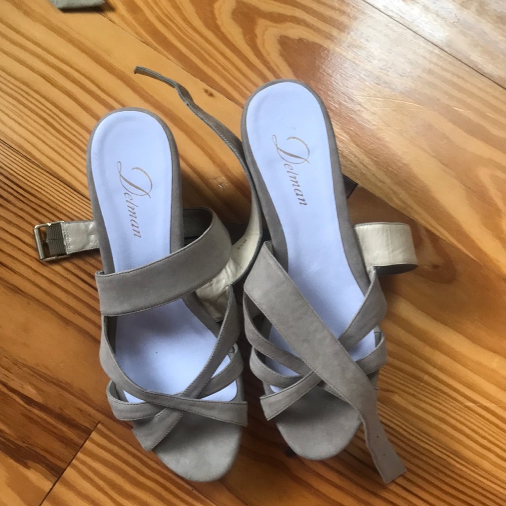 Delman leather sandals size 8.5